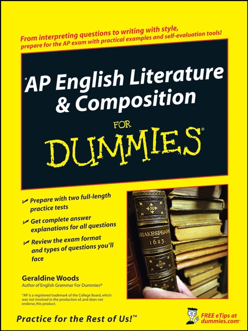 Title details for AP English Literature & Composition For Dummies by Geraldine Woods - Available